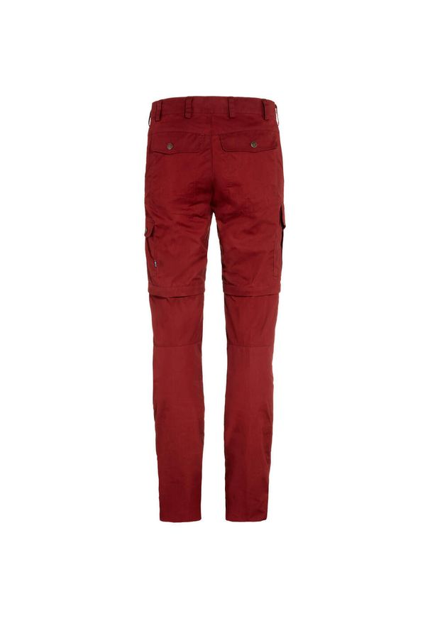 Fjällräven - Spodnie trekkingowe damskie Fjallraven Karla Pro Zip-off Trousers. Kolor: czerwony