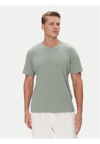 Selected Homme T-Shirt Aspen 16087842 Zielony Regular Fit. Kolor: zielony. Materiał: bawełna #1