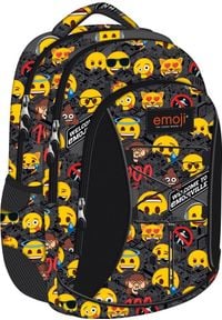 Emoji Plecak szkolny Yellow II czarny. Kolor: czarny #1