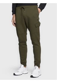 Polo Ralph Lauren Spodnie dresowe 710881522001 Zielony Regular Fit. Kolor: zielony. Materiał: bawełna, dresówka