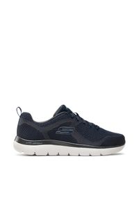 skechers - Skechers Sneakersy Brisbane 232057/NVY Granatowy. Kolor: niebieski. Materiał: materiał
