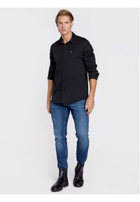 Calvin Klein Koszula K10K110856 Czarny Slim Fit. Kolor: czarny. Materiał: bawełna