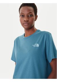 The North Face T-Shirt Redbox NF0A87NK Niebieski Relaxed Fit. Kolor: niebieski. Materiał: bawełna #5