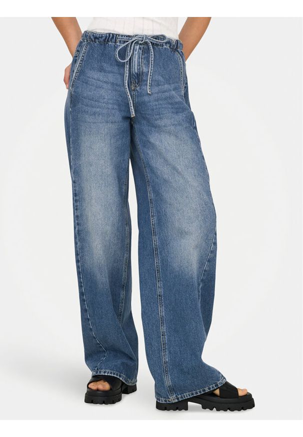 only - ONLY Jeansy Pennie 15359088 Niebieski Wide Leg. Kolor: niebieski