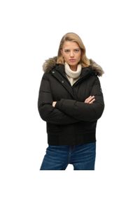 Damska kurtka puchowa Superdry Ella Everest. Kolor: czarny. Materiał: puch. Sezon: zima #1