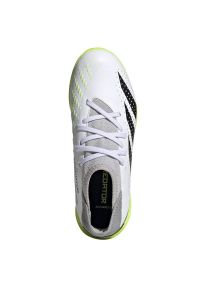 Adidas - Buty adidas Predator Accuracy.3 Tf Jr IE9450 białe białe. Kolor: biały. Materiał: materiał