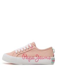 Pepe Jeans Sneakersy Ottis Log G PGS30577 Różowy. Kolor: różowy. Materiał: materiał #2