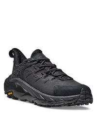 HOKA - Hoka Trekkingi Kaha 2 Low Gtx GORE-TEX 1123190 Czarny. Kolor: czarny. Materiał: skóra. Technologia: Gore-Tex. Sport: turystyka piesza