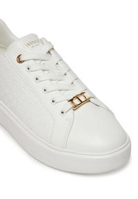 TwinSet - TWINSET Sneakersy 251TCP01C Biały. Kolor: biały. Materiał: skóra