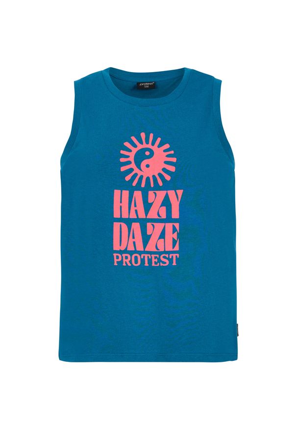 Protest - Top bez rękawów damski PROTEST PRTMalang. Kolor: niebieski. Długość rękawa: bez rękawów