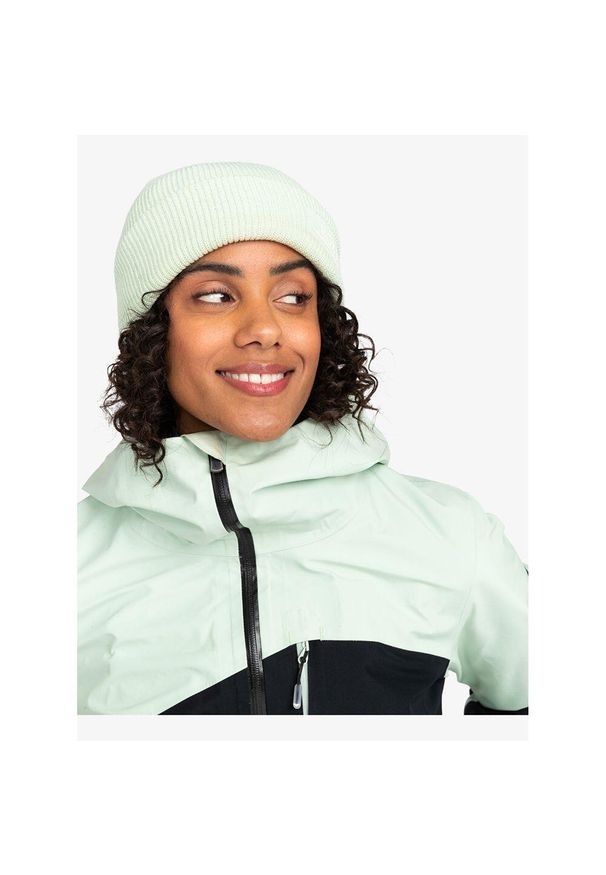 Czapka zimowa damska Roxy Folker. Kolor: zielony. Materiał: akryl. Sezon: zima
