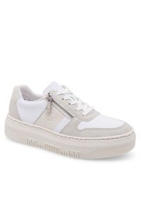 Rieker Sneakersy M1909-80 Biały. Kolor: biały. Materiał: syntetyk #6