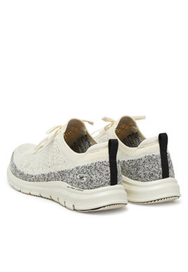 skechers - Skechers Sneakersy Pure Flex-Pulse 104651/NTBK Beżowy. Kolor: beżowy. Materiał: materiał