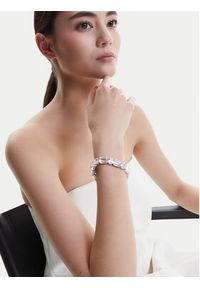 Swarovski Bransoletka Millenia 5705770 Srebrny. Materiał: metalowe. Kolor: srebrny #5