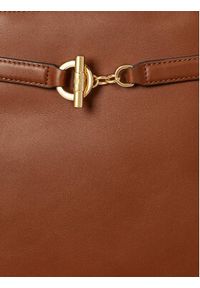 Lauren Ralph Lauren - LAUREN RALPH LAUREN Torebka 431P03417001 Brązowy. Kolor: brązowy. Materiał: skórzane #6