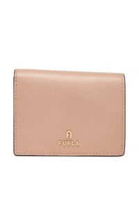 Furla Mały Portfel Damski Camelia S Compact Wallet WP00304 ARE000 3790S Różowy. Kolor: różowy. Materiał: skóra