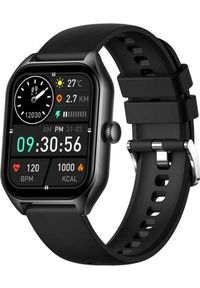 Smartwatch Rubicon SmartWatch Rubicon RNCF03 czarny silikon BT Call. Rodzaj zegarka: smartwatch. Kolor: czarny