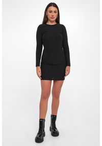 Sukienka logowana mini DKNY. Długość: mini #6