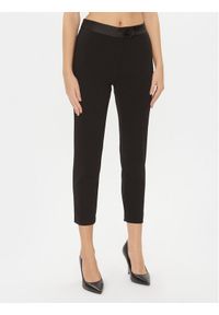 Imperial Spodnie materiałowe PVN2GAW Czarny Slim Fit. Kolor: czarny. Materiał: materiał, syntetyk