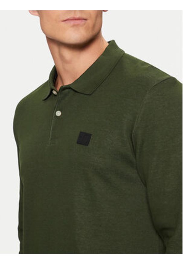 s.Oliver Polo 2153475 Zielony Regular Fit. Typ kołnierza: polo. Kolor: zielony. Materiał: bawełna
