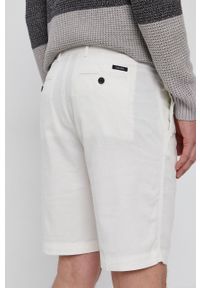Calvin Klein - Szorty. Okazja: na co dzień. Kolor: biały. Materiał: tkanina. Styl: casual #2