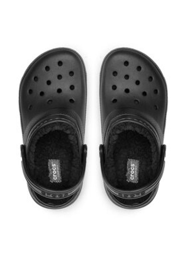 Crocs Klapki Classic Lined Clog K 207010 Czarny. Kolor: czarny