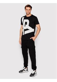 Ice Play T-Shirt 22I U1M0 F019 P400 9000 Czarny Regular Fit. Kolor: czarny. Materiał: bawełna #4