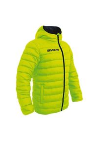 Givova - Kurtka Ocieplana Unisex Dla Dorosłych Olanda. Kolor: żółty, wielokolorowy, zielony