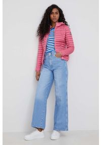 Wrangler jeansy WORLD WIDE CRYSTAL ICE damskie high waist. Stan: podwyższony. Kolor: niebieski #2