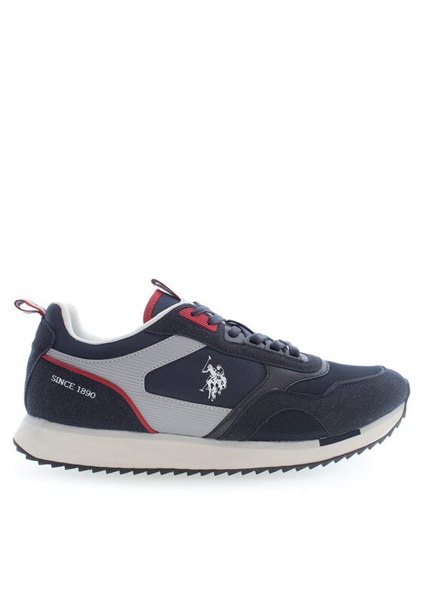 U.S. Polo Assn. Sneakersy Ethan ETHAN001 Granatowy. Kolor: niebieski. Materiał: materiał