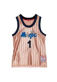 Mitchell & Ness - Koszulka Orlando Magic Swingman 75TH 1994/95. Kolor: różowy. Sezon: lato. Sport: koszykówka #1