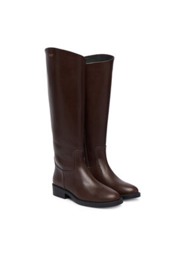 Coach Kozaki Park Tall CCH75 Brązowy. Kolor: brązowy. Materiał: skóra