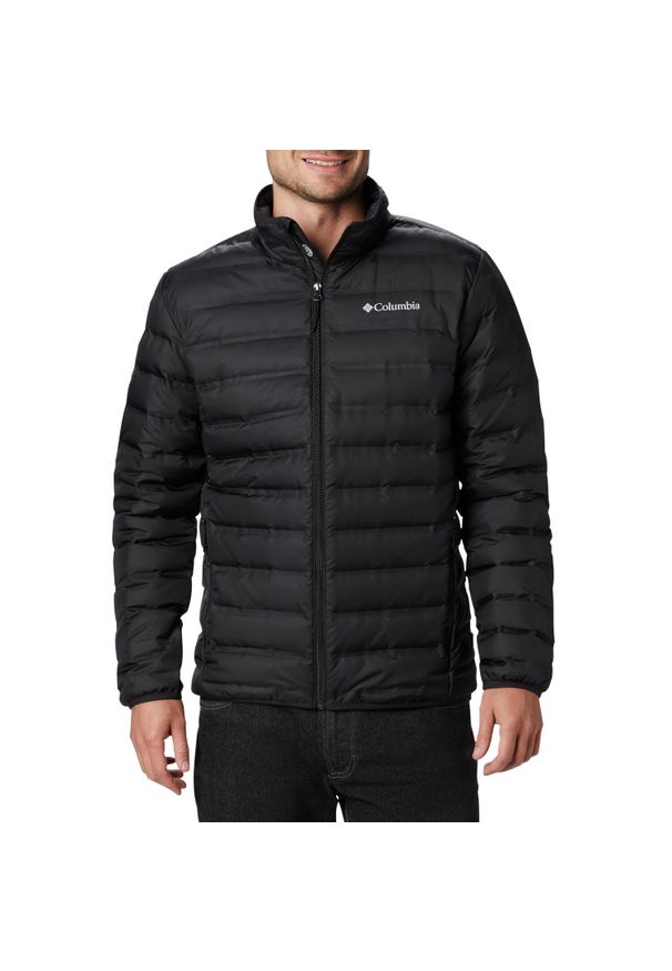 columbia - Kurtka puchowa męska Columbia Lake 22 Down Jacket. Kolor: czarny. Materiał: puch. Sport: turystyka piesza