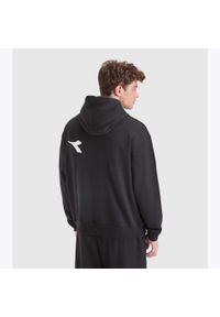 Diadora - Bluza DIADORA HOODIE MANIFESTO. Kolor: czarny