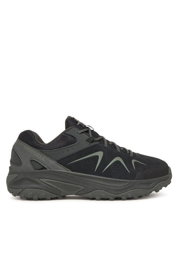Merrell Trekkingi Yakota 3 J038429 Czarny. Kolor: czarny. Materiał: zamsz, skóra. Sport: turystyka piesza