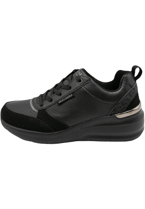 skechers - Buty do chodzenia damskie Skechers Billion Subtle Spots. Zapięcie: sznurówki. Kolor: czarny. Materiał: guma, syntetyk, materiał. Szerokość cholewki: normalna. Model: Skechers Sport. Sport: turystyka piesza
