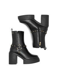 Eva Minge Botki HONDA-03 Czarny. Kolor: czarny. Materiał: skóra #8