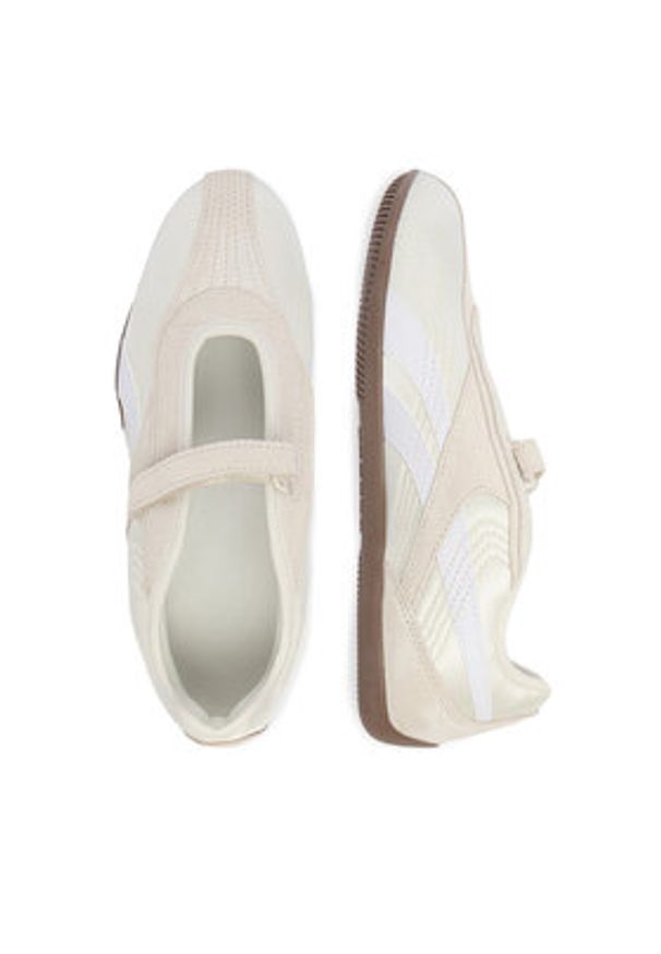 Reebok Baleriny EO-ULTRA LO MARY JANE 100261003 Kremowy. Kolor: kremowy. Materiał: materiał