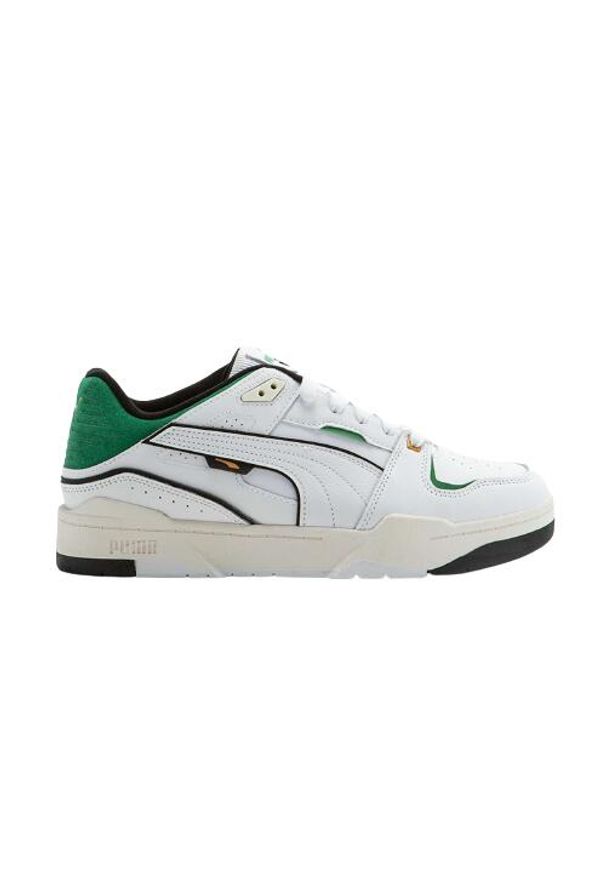 Buty do chodzenia męskie Puma Slipstream Bball. Zapięcie: sznurówki. Kolor: biały. Materiał: skóra. Szerokość cholewki: normalna. Sport: turystyka piesza