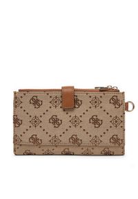 Guess Portfel Melinda Logo Slg SWJP99 02157 Brązowy. Kolor: brązowy. Materiał: materiał #3