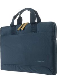 TUCANO - Tucano Smilza Super Slim Bag MacBook Pro 16'' / notebook 15.6” granatowy. Kolor: niebieski. Materiał: neopren, tkanina, materiał #5