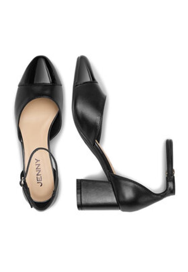 Jenny - JENNY Czółenka CEO-PX239-01 Czarny. Kolor: czarny. Materiał: syntetyk, materiał