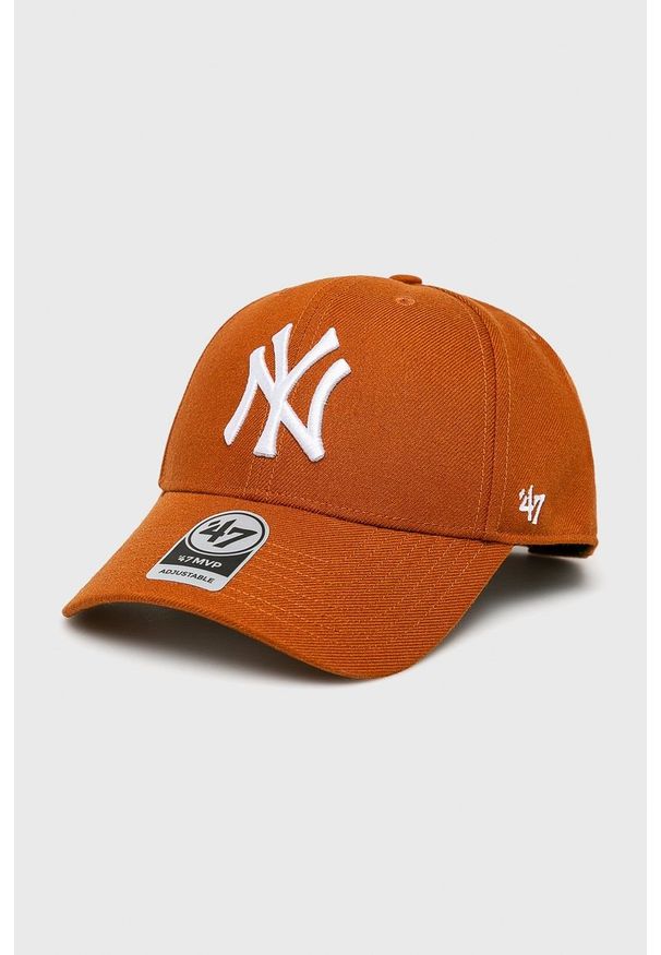 47 Brand - 47brand - Czapka MLB New York Yankees. Kolor: brązowy