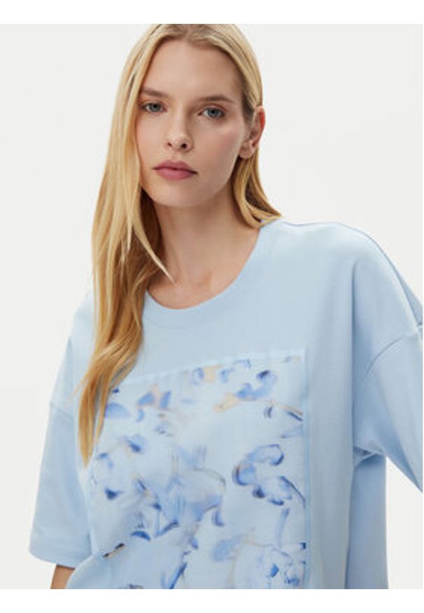 BOSS T-Shirt 50532093 Niebieski Relaxed Fit. Kolor: niebieski. Materiał: bawełna
