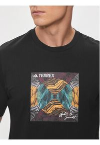 Adidas - adidas T-Shirt Terrex Graphic United By Summits IR5739 Czarny Regular Fit. Kolor: czarny. Materiał: bawełna #3