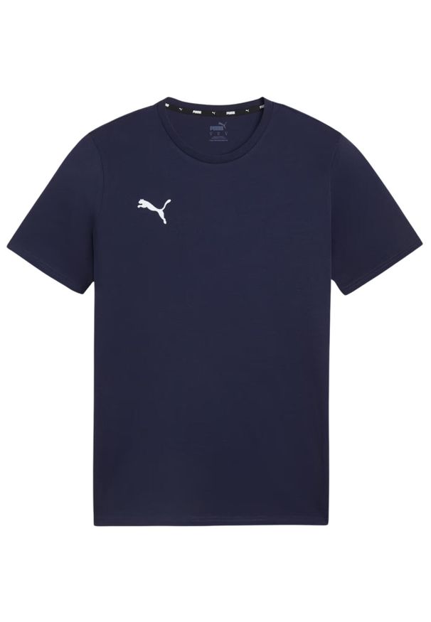 Koszulka męska Puma Team Goal Casuals Tee. Kolor: niebieski. Materiał: materiał