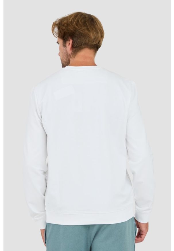 Guess - GUESS Biała bluza Audley Cn Fleece. Kolor: biały