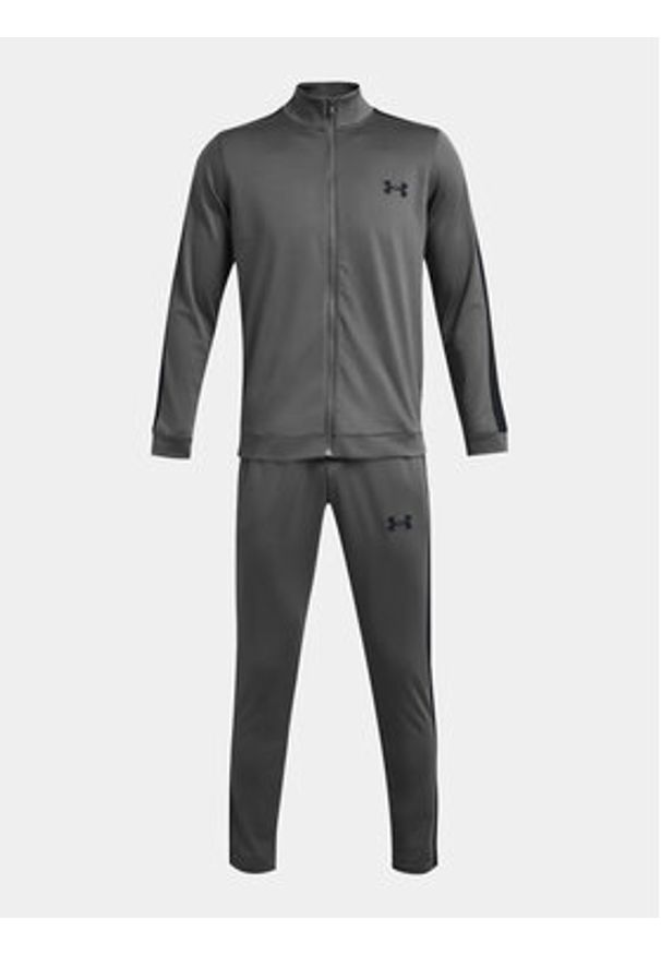 Under Armour Dres Ua Knit Track Suit 1357139-025 Szary Fitted Fit. Kolor: szary. Materiał: syntetyk
