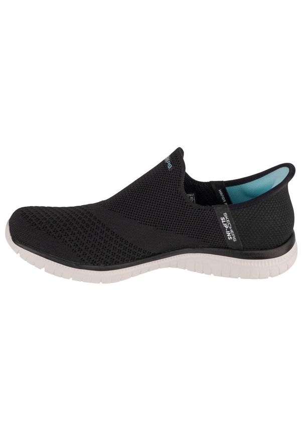 skechers - Buty Kobieta Skechers Slipins Virtue Sleek czarny. Kolor: czarny. Sport: turystyka piesza