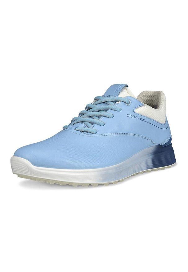 ecco - Damskie buty do golfa bez kolców Ecco S-Three. Kolor: niebieski. Sport: golf